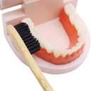 Extra Hard Bamoo Toothbrush 8 Pieces of One Pack Firm Bristles Super Hard Toothbrush