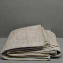 RUGSREAL Hallway Runner Rug 2.5x10 Long Kitchen Rug with Rubber Backing Low Pile Stain Resistant Entryway Carpet Washable Modern Solid Color Runner for Living Room Bedroom, Beige