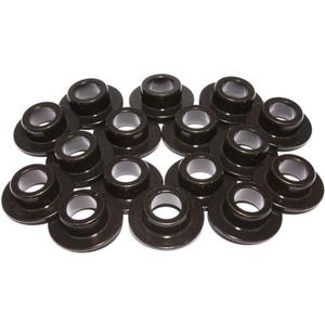 COMP Cams 787-16 7 Degree Steel Retainer Set of 16 11/32" Valve w/ 26915/26918 Beehive Springs, Black