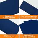 2 x Two Pocket Folders,25 Pack Blue Folders with Pockets Fit Letter Size Paper,Thick Paper File Folder for School Office Business Home,Assorted 6 Colors