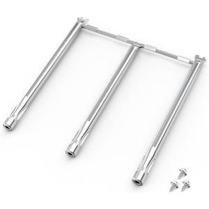 69787 Grill Burner Replacement for Weber Spirit 300, GS4 Grill Parts for Spirit 3 Burner Grills, Spirit E/S-310 E/S-330 (2013 and Newer), 18 Inch SUS304 Grill Burner for Weber Spirit II E-310