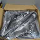 HOUSE DAY Black Plastic Hangers 60 Pack - Heavy Duty Non-Velvet Hangers with 360 Swivel Chrome Hook & Non Slip Notches - Slim Space Saving Clothes Hangers Ideal for Dresses Coats Shirts Jackets