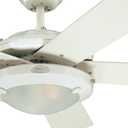 Westinghouse 7233600 Comet Indoor Ceiling Fan with Light, White, Indoor Only