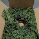 Alupssuc 9FT Christmas Garland, Cedar Garland -Real Touch Artificial Greenery Cypress Pine Garland for Mantle Table Railing Fireplace Indoor & Outdoor Christmas Decoration