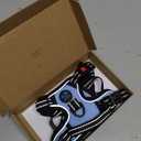 PHOEPET No Pull Dog Harness Reflective Adjustable Vest with a Training Handle, Name ID Pocket, 2 Metal Leash Hooks, 3 Snap Buckles [Easy to Put on & Take Off](XS, Baby Blue)