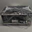 Gourmia GTF7350 6-in-1 Multi-function, Stainless Steel Air Fryer Oven - 6 Cooking Functions - Fry Basket, Oven Rack, Baking Pan & Crumb Tray, Included + Recipe Book (Silver)