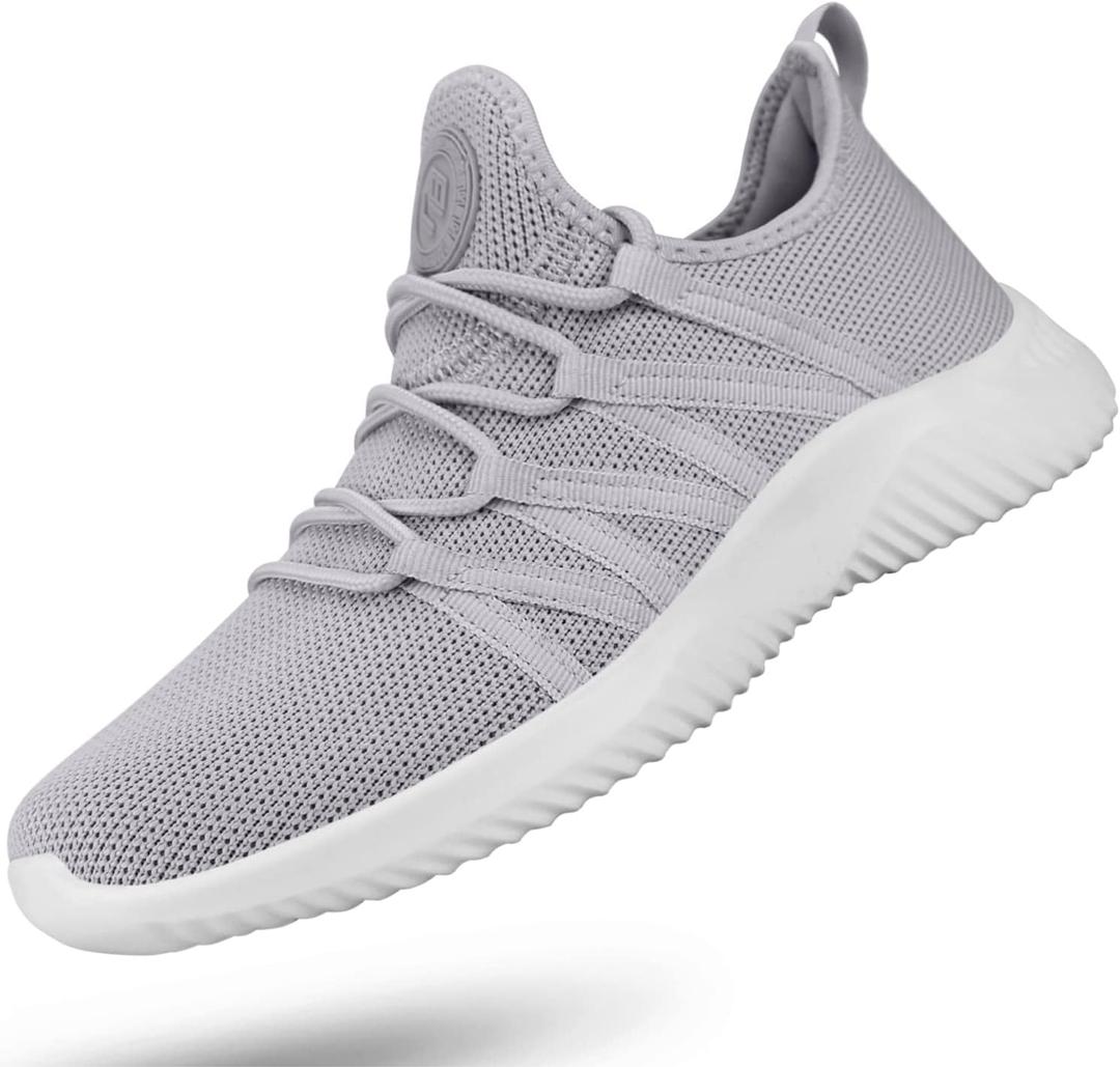 Feethit Womens Slip On Running Shoes Non Slip Walking Shoes Lightweight Gym Workout Shoes Breathable Fashion Sneakers (11)