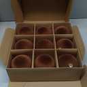 Syhood 9 Pcs 4 Inch Velvet Christmas Balls Large Velvet Xmas Tree Ornaments Balls Decorations Hanging Flocked Ornaments for Christmas Tree Home Garland Holiday Party Decor (Brown)