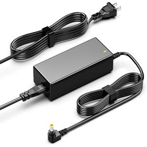 65w Laptop Charger Compatible with Toshiba Satellite A205 A215 A655 C55 C55D C55T C655 C675 C855 L55 L655 L675 L745 L755 P755 S55, Portege Z930 Z830 Power Supply Cord
