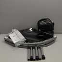 BCAN 38" Foldable Mini Trampoline Fitness Trampoline with Safety Pad,Rebounder Exercise Trampoline for Adults Indoor/Garden Workout,Max Load 300lbs, Black