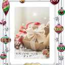 LARAINE Picture Photo Frame 5x7 Metal 2025 Christmas High Definition Display Pictures for Tabletop Home Decorative Holiday Gift (2025)