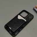 Toycamp for iPhone 13 Pro Case - Compatible with Magsafe Credit Card Holder Wallet Magnetic Cute Women Teen Girls Kawaii Girly Unique Black Butterfly Design Phone Cover for iPhone 13 Pro