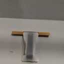 dancemoon JustHang Shower Squeegee for Glass Doors, All-One-Piece Silicone with Built-in Hook Design for Easy Hanging and Cleaning, 10 Inch Black