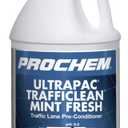 Prochem Ultrapac Trafficlean Mint Fresh Carpet Cleaning Solution Professional Traffic Lane Pre-Conditioner, 1 Gal., 4 Pk (128 Fl Oz (Pack of 4))