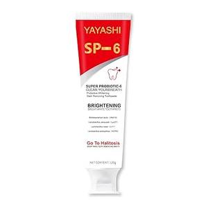 SP-6 Toothpaste, Ultra Whitening, Deep Cleaning and Fresh Breath, Fresh Breath, Stain Removing Toothpaste for Teeth Color Correcting (4Pcs-120g)
