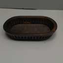 Samhita Mango Wood Decorative Bowls for Home Dcor, Decorative Long Wooden Bowl for Table Centerpiece (10" x 6" x 2")