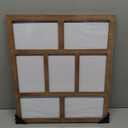 4x6 Picture Frame Collage for Wall Decor, Multiple Photo Collage Frames with Tempered Glass, 7-Opening for 4 x 6 Picture Frames, Rustic Brown, 1 Pack