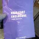 Updated Golf Cart Enclosure 2 Passenger for EZGO TXT RXV / 4 Passenger for Club Car Precedent Short Roof Driving Enclosure - Golf Cart Rain Cover with 600D and PVC, Strong YKK Zipper