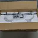 3-Light Bathroom Vanity Light, Black Bathroom Light Fixture Over Mirror with Clear Glass, Modern Bath Wall Sconce Light for Bath Restroom, OS-MM5002-3BK