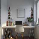 2 Pack 7 Tier Wall Shelf Unit - Lack Floating Shelf, Compact Display Floating Shelf, Vertical Column Wall Decor Mount Floating Storage Organizer Tall Tower Shelf for Bedroom, Living Room