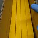 4-Pack Lumber Storage Rack, Wood Storage Racks Wall Mount, Heavy Duty Garage Wood Organizer with 8-Level System, Yellow Utility Rack Organization Up 1600 Lbs, Metal Lumber Shelf for Indoor & Outdoor