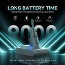 EGR Advanced 9000mAh V7 Animal Battery Replacement Compatible with Dyson SV11 V7 Motorhead/Animal/Trigger/HEPA/Car+Boat/Absolute Handheld Vacuum Cleaners (Not Fit V6, V8, V10)