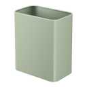 TIPGO Small Metal Can, 2.1 Gallon Slim Can for Bathroom, Wastebasket Garbage Bin for Bedroom, Office, Kitchen, Under Sink (Green)