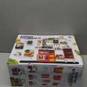 Kids Kitchen Playset, Play Kitchen with Electric Stove, Grill, Sink, Play Food, ToyKitchen Accessories, Kitchen Interactive Play with Lights Sound Steam, Cooking Toys for Toddler Kid Gifts