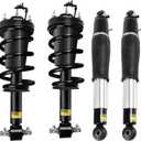 4PCS Front & Rear Shock Absorber Strut Assemblies w/Magnetic 2015-2020 Cadillac Escalade ESV, for Chevy Suburban Tahoe Silverado, for GMC Yukon XL Sierra 1500, Replaces 84176631 84176675
