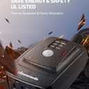 DEWENWILS Light Sensor Timer Waterproof, Plug in Timer Switch, 100 ft Range Remote Control with 2 Grounded Electrical Outlets for Halloween Outdoor String Lights, 15A 1/2HP UL Listed