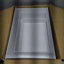 Extra Large Buffet Risers Set, 10" 12" 14" White Acrylic Food Risers for Buffet Table, Display Stand Shelf with Hollow Bottoms for Catering Dessert Collectibles Jewelry Figures Show (White)