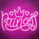 Princess Neon Signs for Wall Decor, Large LED Lights Sign Unique Art Ornaments with Switch, Chirstmas Birthday Party Decoration, Gift for Girl Boys. (Rose Red Princess)