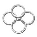 GoldenSunny 72.6 to 60.1 Hub Centric Rings, Aluminum Hubcentric Rings for Lexus GS300 GS350 GS400 IS250 IS300, Toyota Camry MR2 Sienna Avalon, Scion xB, Pack of 4
