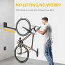 MonTEK No-Lift Swivel Bike Wall Mount, Bike Hangers for Garage, 4 Pack