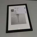 upsimples 8x10 Picture Frame, Display Pictures 5x7 with Mat or 8x10 Without Mat, Wall Hanging Photo Frame, Black, 1 Pack