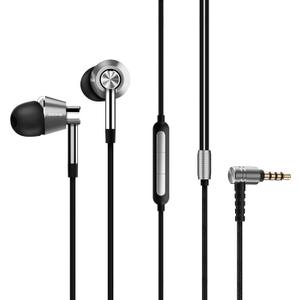 1MORE Triple Driver in-Ear Earphones Hi-Res Headphones with High Resolution, Bass Driven Sound, MEMS Mic, in-Line Remote, High Fidelity for Smartphones/PC/Tablet - Silver