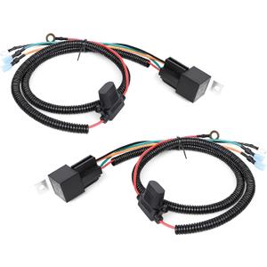 Headlights Wire for High/Low Beam for 1988-1998 GM Full Size Trucks & SUVs | Headlight Relay Kit, Enhanced Brightness & Wider Spread, 2Pcs