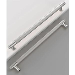10 Pack 9 Inch(228mm) Brushed Satin Nickel Cabinet Pulls Knurled Kitchen Cabinet Handles Drawer Pulls Cupboard Brushed Gold Hardware for Cabinets
