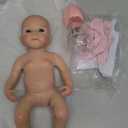 Gileutay 12 inch Full Body Silicone Baby Doll Girl Lifelike Reborn Baby Dolls Realistic Newborn Dolls that Look Like Real Life Babies