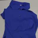 siliteelon Women's Stain Shield Dress Shirts Wrinkle Free Long Sleeve Shirts Solid Work Business Button Down Shirts 2XL