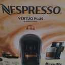 Nespresso Vertuo Plus Coffee and Espresso Maker by Breville, Ink Black with Aeroccino Milk Frother