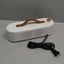 800W portable fast heating heater, multifunctional space heater with 2-level adjustable overheating, suitable for use in bedrooms, offices, and indoor environments (white)