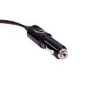 Heavy Duty 12AWG Male to Male Cigarette Plug Cigarette Lighter Adapter Charger Cord With LED Lights 6ft (6FT)
