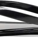 Women Flip Flops Jelly Shoes Thong Sandals Flat Slides Clear Jellies Pool Slippers Bathroom Summer Beach Size 8 Ladies Non Slip Dress Comfortable Quick Drying Soft (Black)