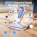 SENMO Steam Mop, 14-in-1 Detachable Steam Cleaner for Home and Floor, 1300W 228F Deep Cleaning MultiPurpose Floor Steamer with 14 Attachments for Hardwood Floors, Tile, Grout, Furniture, Carpet, Wall