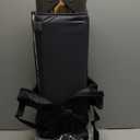 Pamo Babe Portable Playard,Sturdy Play Yard with Padded Mat and Toy bar with Soft Toys (Grey)