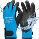 Monster & Master Safety Work Gloves Microfoam Nitrile, Touchscreen with Grip, Ideal for Warehouse, Home, Gardening, Fishing (Medium), Blue