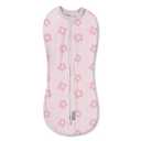 SwaddleMe by Ingenuity Compression Swaddle Pod, Two-Way Zipper for Easy Changes, Improves Sleep & Calms Startle Reflex, 0-2 Months, 2-Pack - Flower Confetti