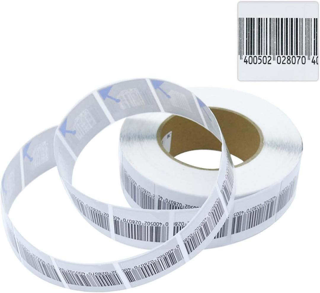 8.2mhz Security Tags Soft Labels Sticker, 1000 pcs Retail Anti-Theft Equipment Prevention EAS System