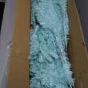 6FT 1,300 Tips Artificial Christmas Pine Tree Fake Xmas Spruce Trees Holiday Decoration with Metal Stand Easy Assembly for Outdoor and Indoor Decor Blue